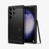 ACS05623 - Galaxy S23 Ultra Case Tough Armor in black showing the back